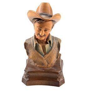 Vintage ANRI The Drifter Wood Carving by Edward Rohn Italy‎ 687 of 2000